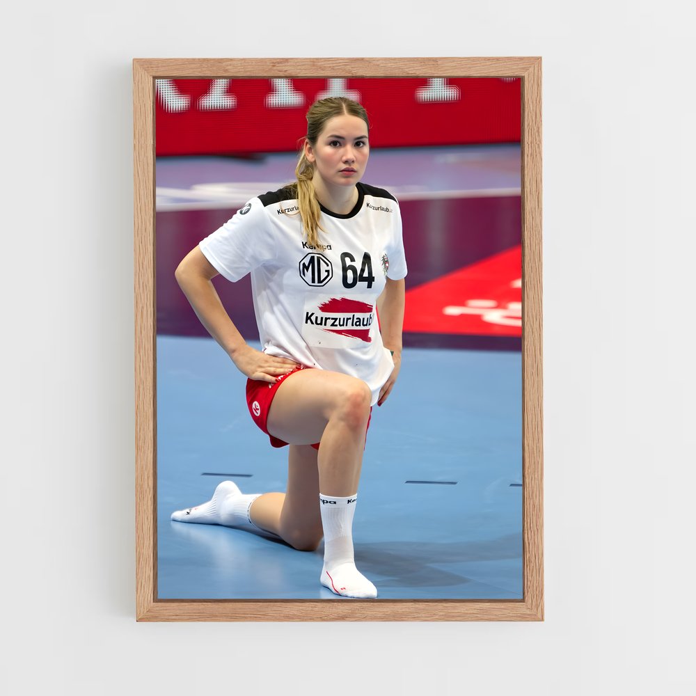 Poster Sérénité Athlétique – affiche Handball (vue 4)
